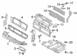 Ford Transit Connect Air Deflector Diagram - KT1Z-9F721-B