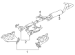 Ford E-150 Club Wagon Muffler Strap Diagram - 3C2Z-5A242-CA