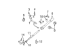 Ford Automatic Transmission Shift Levers Diagram - 6C3Z-7210-CA