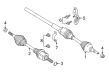 Lincoln Continental Axle Shaft Diagram - G3GZ-3B436-A