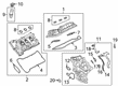 Lincoln Aviator Timing Cover Diagram - L1MZ-6019-D