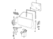 Mercury Colony Park Window Regulator Diagram - E9AZ-5423209-A