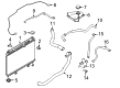 Ford Fiesta Coolant Reservoir Hose Diagram - C1BZ-8B081-E
