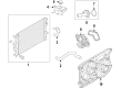 Ford Fusion Radiator fan Diagram - DG9Z-8C607-B