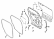 Lincoln MKX Weather Strip Diagram - FA1Z-5825325-A