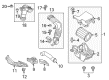 Ford Transit Connect Air Intake Coupling Diagram - CV6Z-9A624-A