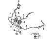 Lincoln Continental Power Steering Hose Diagram - F8OZ-3A719-AA