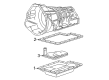 Ford E-150 Club Wagon Automatic Transmission Filter Diagram - YC3Z-7A098-AA