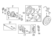 Ford E-350 Super Duty Backing Plate Diagram - 8C2Z-2390-B