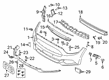 Ford Mustang Grille Diagram - FR3Z-17K945-BA
