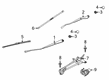 Ford Escape Wiper Linkage Diagram - LJ6Z-17566-A