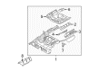 Ford Five Hundred Floor Pan Diagram - 5G1Z-5411215-BA