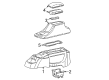 Ford Taurus Center Console Base Diagram - YF1Z54045A36EAC