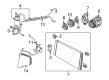 Mercury Sable A/C Hose Diagram - BU2Z-19D734-H