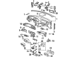 Ford Contour Dash Panel Vent Portion Covers Diagram - XS2Z54044D70AAA