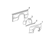 Ford F-250 Super Duty Fender Diagram - XC3Z-16312-AG