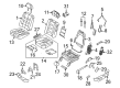 Ford Flex Seat Covers Diagram - AA8Z-7462901-AB