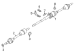 Ford Taurus X Axle Shaft Diagram - CA5Z-3B437-C