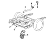 Mercury Sable Fuel Tank Strap Diagram - F2DZ9092A