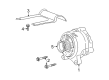 Ford Alternator Bracket Diagram - 9W7Z-10153-A