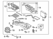 Ford Ranger Blend Door Actuator Diagram - AB3Z-19E616-A