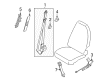 Ford E-150 Seat Belt Diagram - HC2Z-15611B08-BA