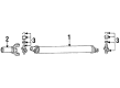 Ford E-150 Econoline CV Joint Companion Flange Diagram - F3UZ4841B