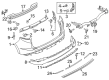 Ford Edge Bumper Diagram - FT4Z-17K835-A