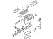 Ford Windstar Crankshaft Thrust Washer Diagram - F8DZ-6337-BA