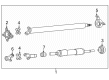 Ford Ranger CV Joint Companion Flange Diagram - MB3Z-4784-B