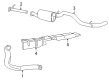 Ford Excursion Muffler Diagram - YC3Z-5230-CB