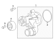 Ford Mustang Water Pump Pulley Diagram - 7R3Z-8509-A