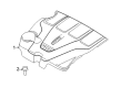 Lincoln MKZ Engine Cover Diagram - G3GZ-6A949-C