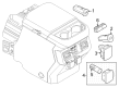 Ford F-250 Super Duty Cigarette Lighter Diagram - PC3Z-19A487-AA