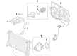 Ford Transit Connect Radiator fan Diagram - 9T1Z-8C607-A