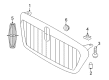 Lincoln Mark LT Grille Diagram - 5L3Z-8200-GAPTM