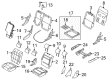 Ford Flex Armrest Diagram - DA8Z-7467112-AB