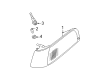 Ford Aspire Headlight Bulb Diagram - F67Z-13466-AA