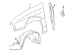 Ford Freestar Wheelhouse Diagram - 5F2Z-16102-A