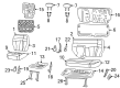 Ford F-150 Heritage Seat Covers Diagram - 3L3Z-1863805-CAC