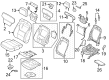 Ford F-150 Lightning Seat Covers Diagram - NL3Z-1664417-BF