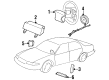 Mercury Cougar Airbag Diagram - F8RZ-63043B13-AAA
