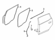 Lincoln MKT Weather Strip Diagram - AE9Z-7425325-A