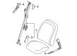 Ford Focus Seat Belt Diagram - 8S4Z-5461203-BA