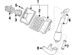 Mercury Sable Air Filter Box Diagram - XF1Z9600BA