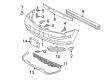 Ford Focus License Plate Diagram - 6S4Z-17A385-AA