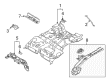 Ford Focus Muffler Strap Diagram - YS4Z-5A204-FA