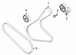Ford Explorer Drive Belt Diagram - L1MZ-8620-G