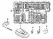 Ford Key Fob Diagram - HS7Z-9922053-A