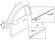 Lincoln MKT Door Moldings Diagram - AE9Z-7420550-A